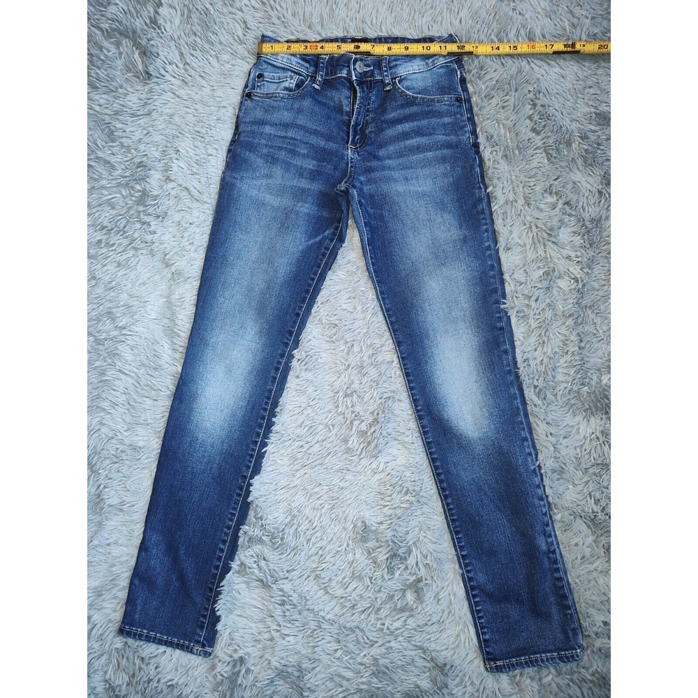 Big Girls' Gap Denim Stretch Slim Jeans, Medium Wash, Size: 14, 23x27.5